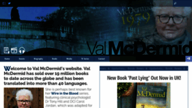 What Valmcdermid.com website looks like in 2024 