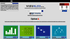 What Visualgo.net website looks like in 2024 