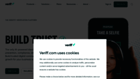 What Veriff.com website looks like in 2024 