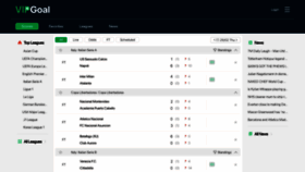 What Vipgoal.com website looked like in 2024 (1 year ago)