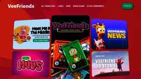 What Veefriends.com website looks like in 2024 