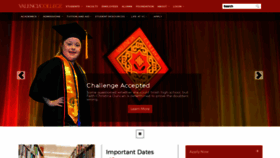 What Valenciacollege.edu website looks like in 2024 