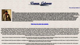 What Vernoncoleman.org website looks like in 2024 