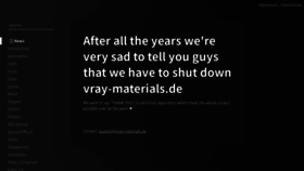 What Vray-materials.de website looks like in 2024 