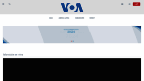 What Voanoticias.com website looks like in 2024 