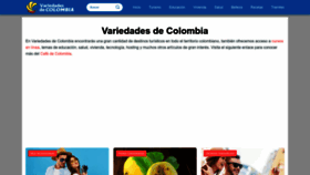 What Variedadesdecolombia.com website looks like in 2024 