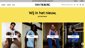 What Vantilburgonline.nl website looks like in 2024 