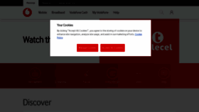 What Vodafone.com.gh website looks like in 2024 