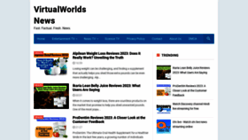 What Virtualworldsnews.com website looks like in 2024 