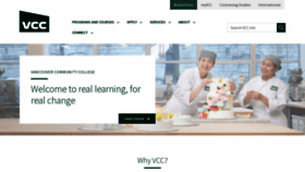What Vcc.ca website looks like in 2024 