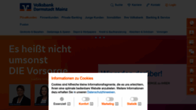 What Volksbanking.de website looks like in 2024 