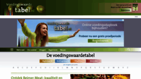 What Voedingswaardetabel.nl website looks like in 2024 