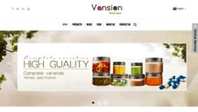 What Vansionpack.com website looks like in 2024 