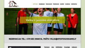 What Vilijossodyba.eu website looks like in 2024 