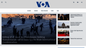 What Voa.com website looks like in 2024 