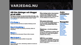 What Varjedag.nu website looks like in 2024 