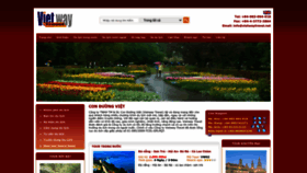 What Vietwaytravel.info website looks like in 2024 