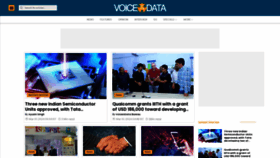 What Voicendata.com website looks like in 2024 