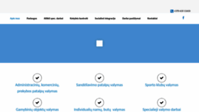 What Vomada.lt website looked like in 2024 (1 year ago)
