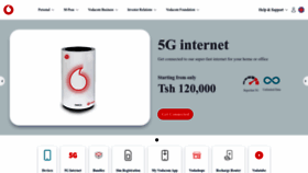 What Vodacom.co.tz website looks like in 2024 