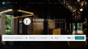What Visionapartments.com website looks like in 2024 
