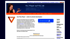 What Vlc.de website looks like in 2024 