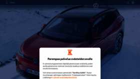 What Volkswagen.fi website looked like in 2024 (1 year ago)