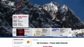 What Valcomelicodolomiti.it website looks like in 2024 