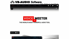 What Vb-audio.com website looks like in 2024 