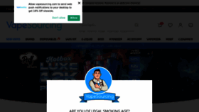 What Vapesourcing.com website looked like in 2024 (1 year ago)