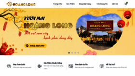 What Vuonmaihoanglong.com website looks like in 2024 