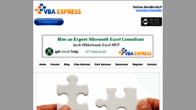 What Vbaexpress.com website looks like in 2024 
