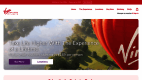 What Virginballoonflights.co.uk website looks like in 2024 