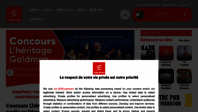 What Vibration.fr website looks like in 2024 