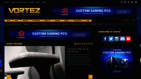 What Vortez.net website looked like in 2024 (1 year ago)