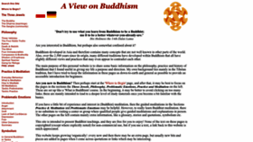 What Viewonbuddhism.org website looked like in 2024 (1 year ago)