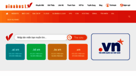 What Vinahost.vn website looks like in 2024 