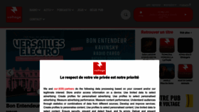 What Voltage.fr website looks like in 2024 