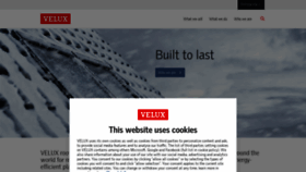 What Velux.com website looks like in 2024 