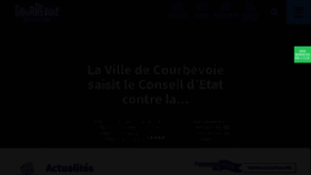What Ville-courbevoie.fr website looks like in 2024 