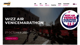 What Venicemarathon.it website looks like in 2024 