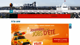 What Ville-bourges.fr website looks like in 2024 