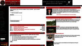 What Venomousreptiles.org website looks like in 2024 