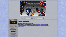 What Vgmusic.com website looks like in 2024 