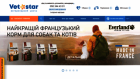 What Vetastar.com.ua website looks like in 2024 