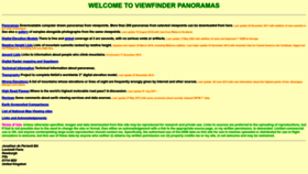 What Viewfinderpanoramas.org website looks like in 2024 
