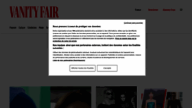 What Vanityfair.fr website looks like in 2024 