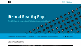What Virtualrealitypop.com website looks like in 2024 