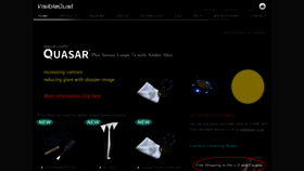 What Visibledust.com website looks like in 2024 
