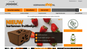 What Verpakkingshop.nl website looks like in 2024 
